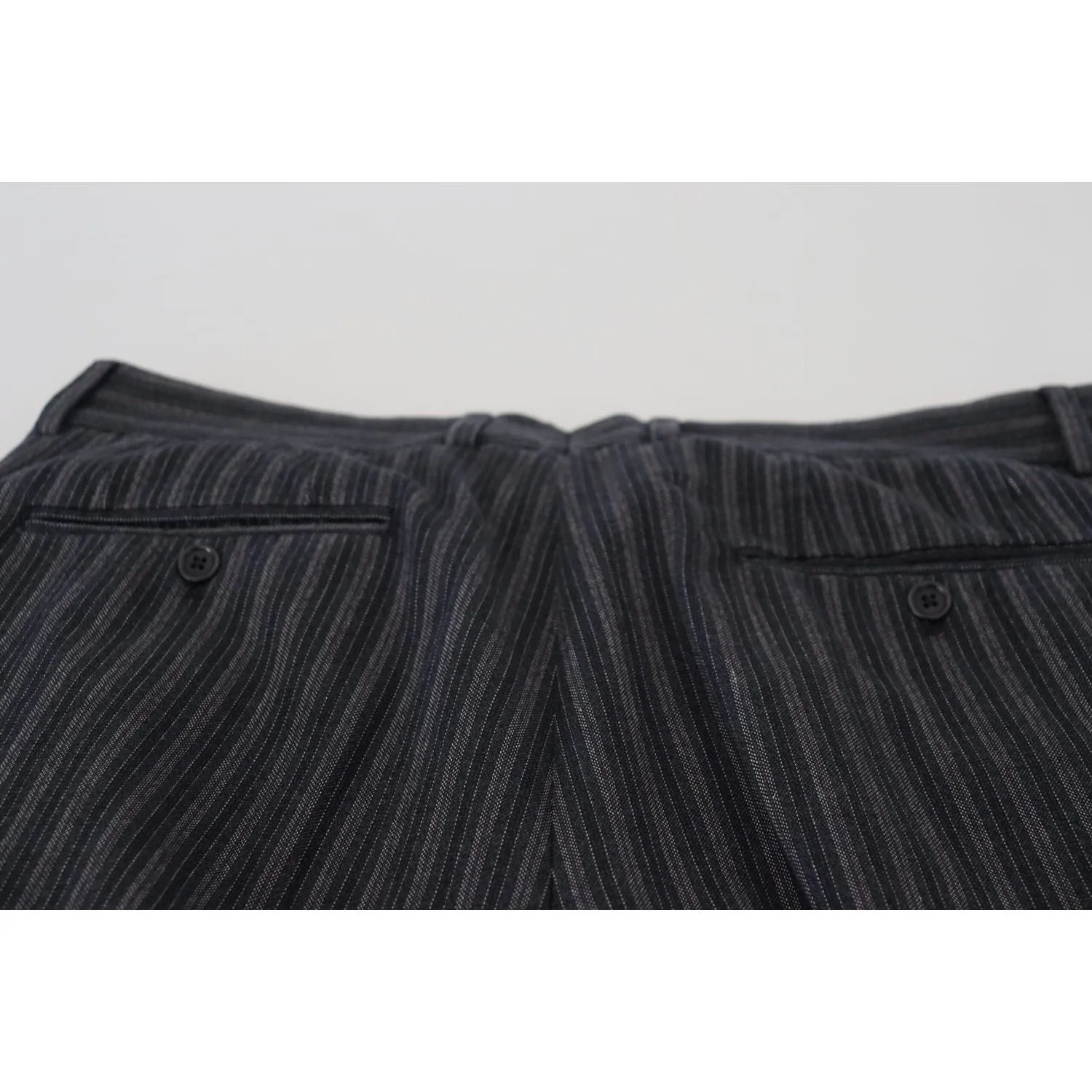 Dolce & Gabbana Elegant Striped Chino Dress Pants