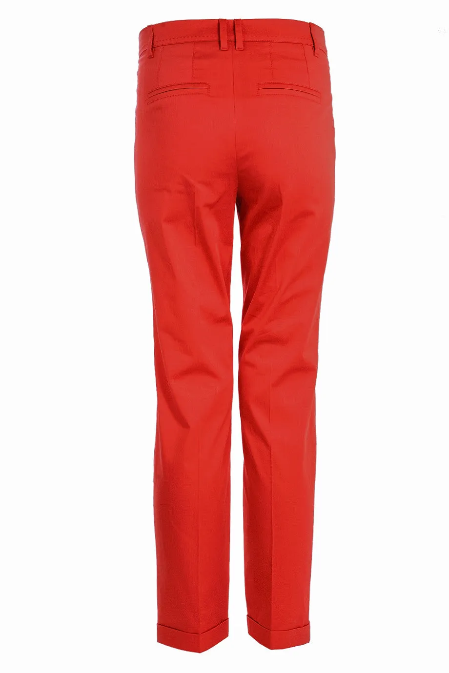 ELEGANT Red Chino Pants