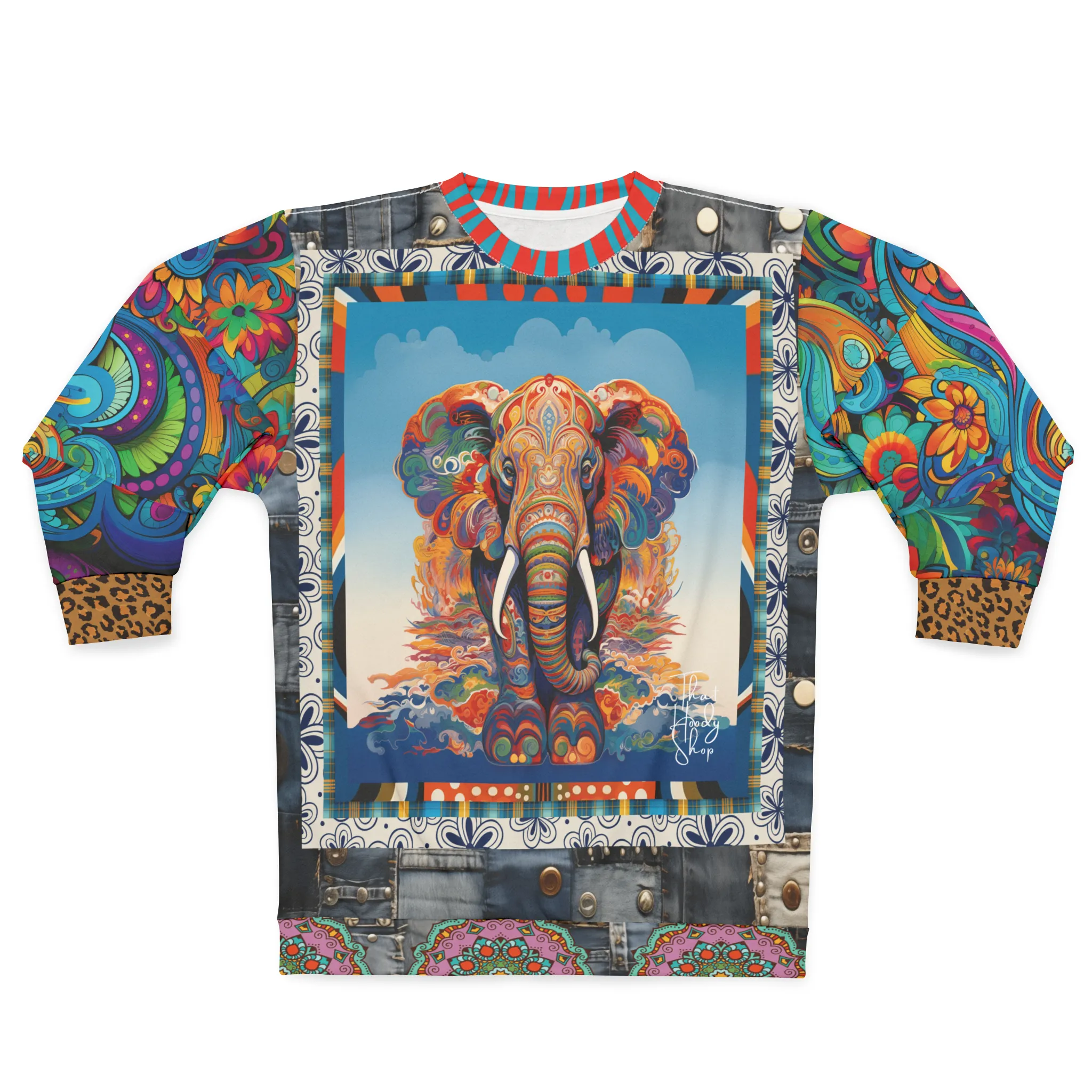 Elephant on Psychedelics Unisex Sweatshirt (Gold Label)