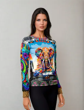 Elephant on Psychedelics Unisex Sweatshirt (Gold Label)