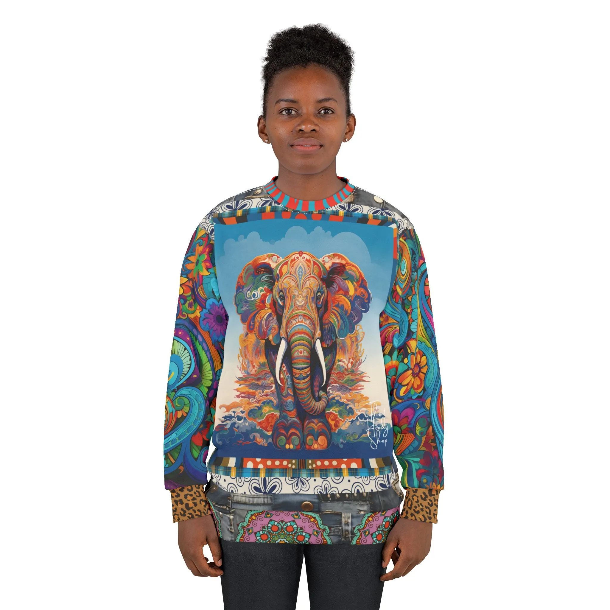 Elephant on Psychedelics Unisex Sweatshirt (Gold Label)