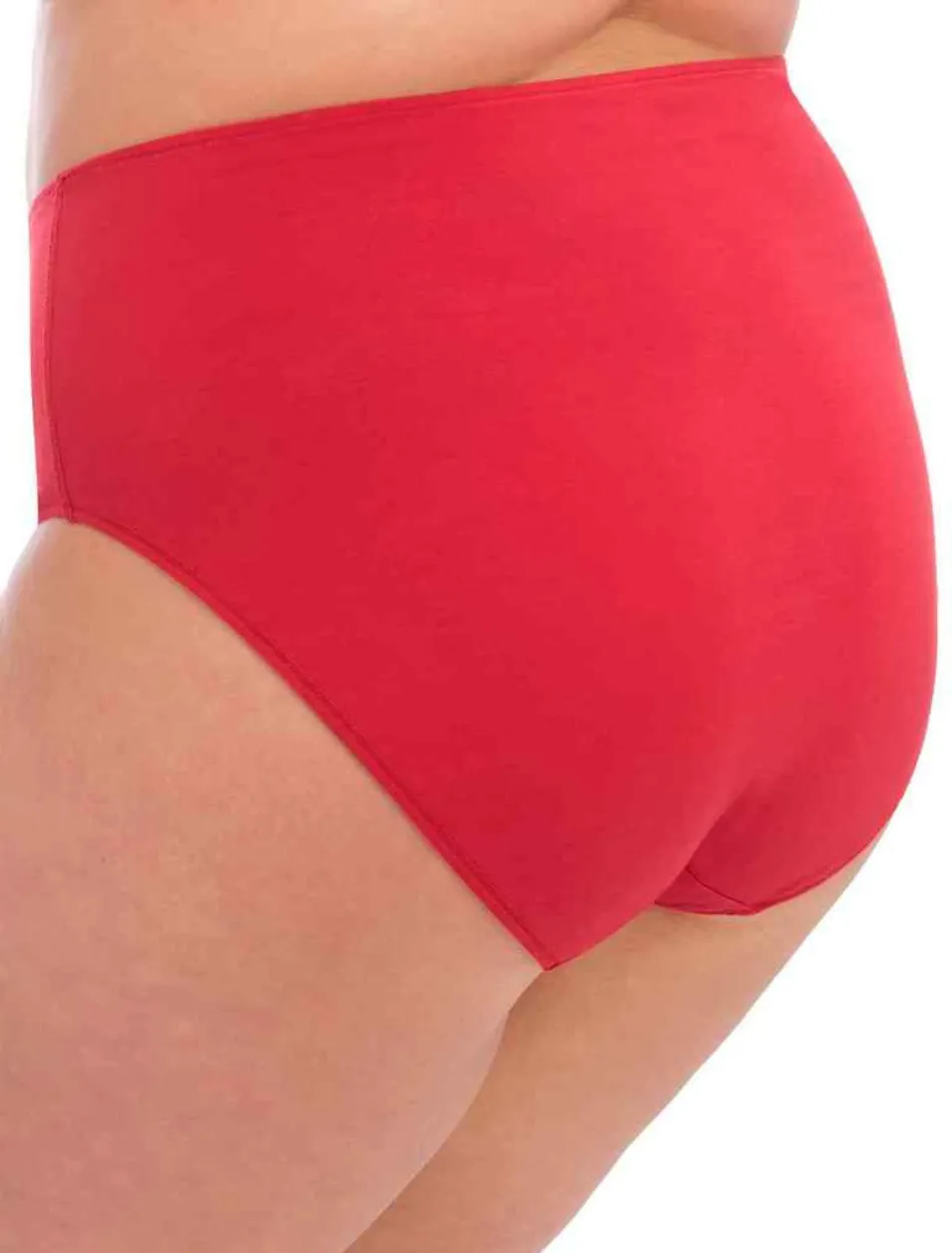 Elomi Smooth Full Brief, Haute Red