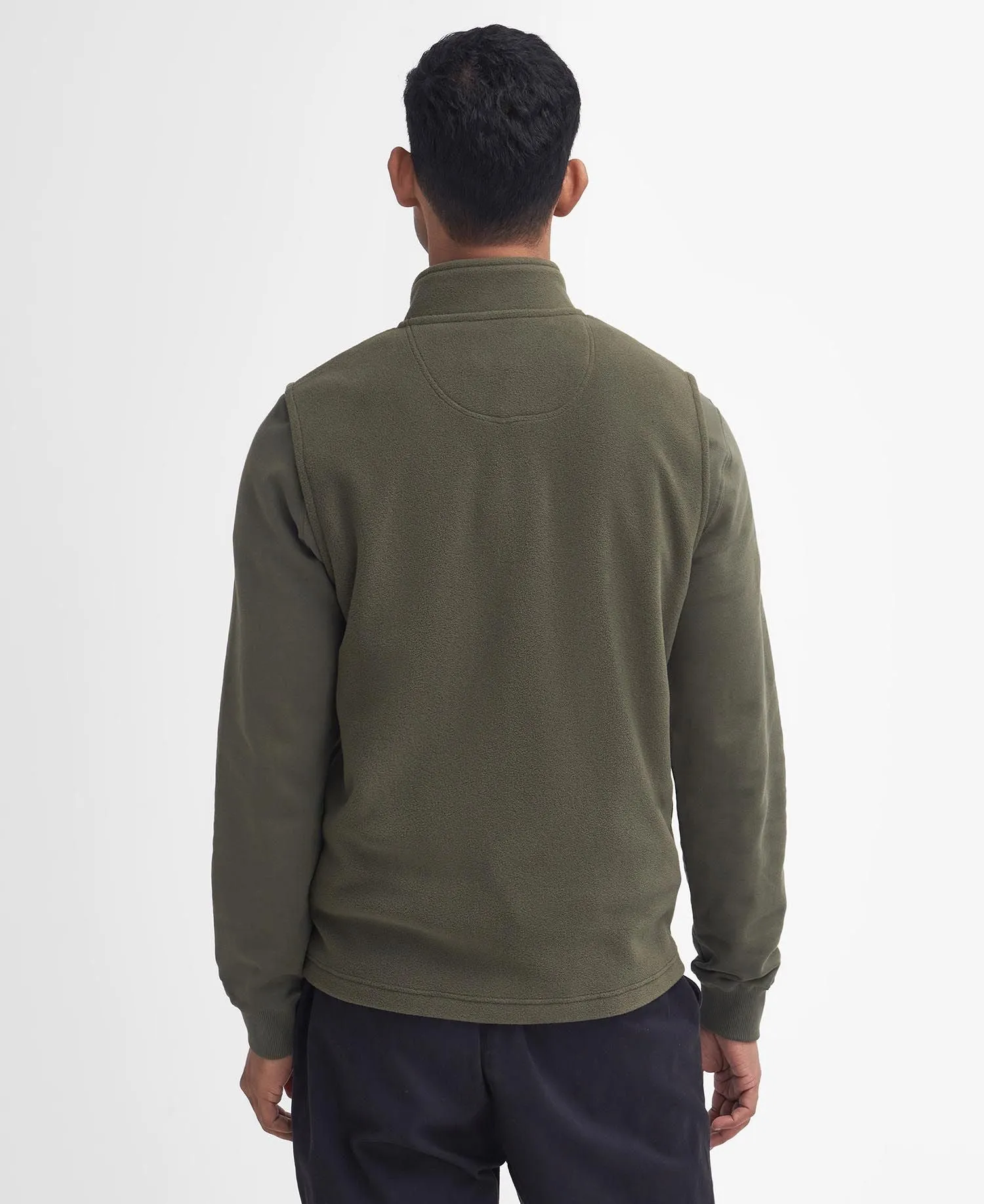 Essentials Fleece Gilet - Mid Olive