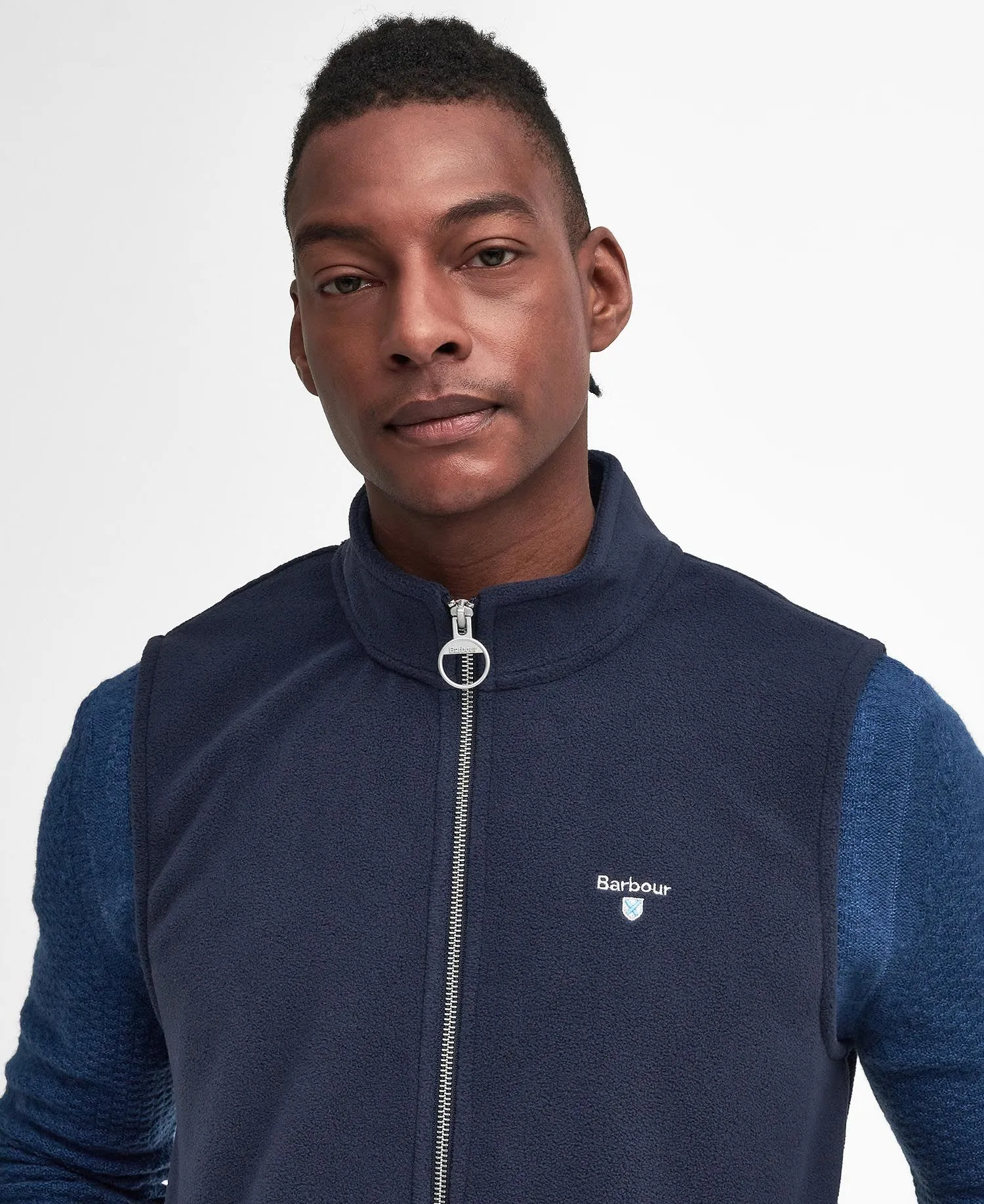 Essentials Fleece Gilet - Navy