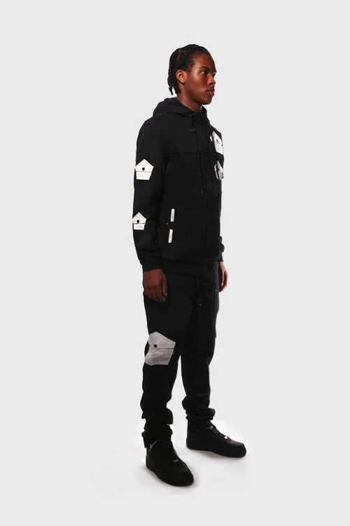 Frosty Nylon Track Cargo Windbreaker Pants