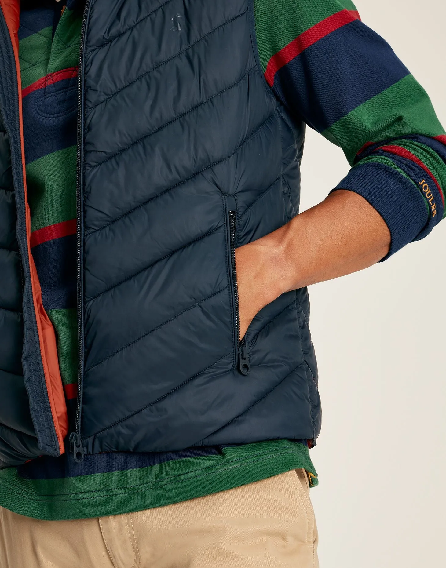 Garrett Quilted Gilet - Dark Navy