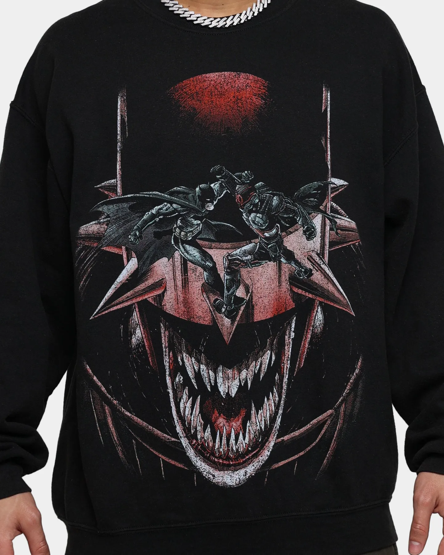 Goat Crew X DC Batman Who Laughs Vintage Crewneck Black Wash