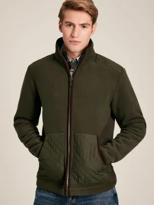 Greenfield Green Full Zip Fleece Jacket