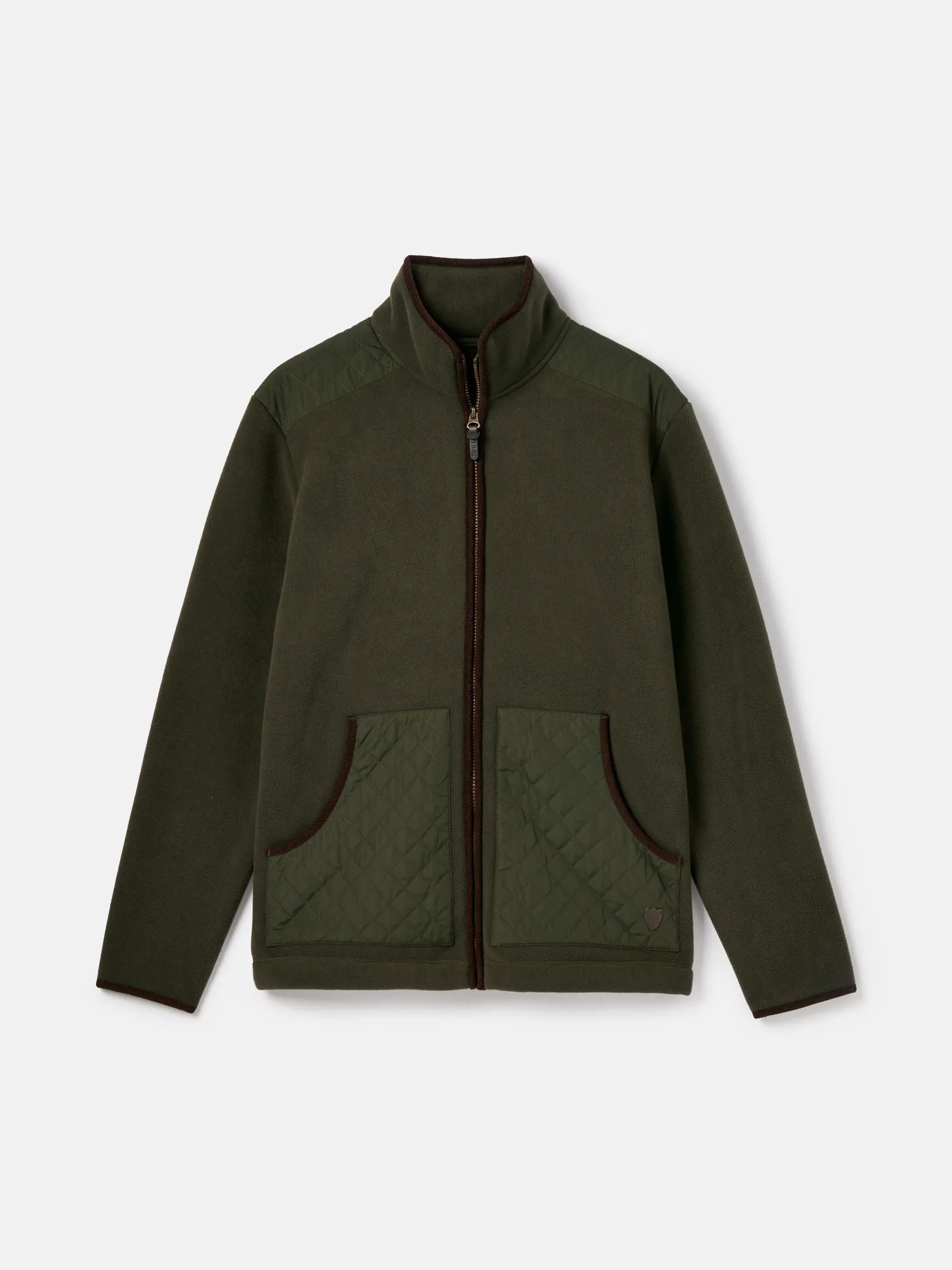 Greenfield Green Full Zip Fleece Jacket