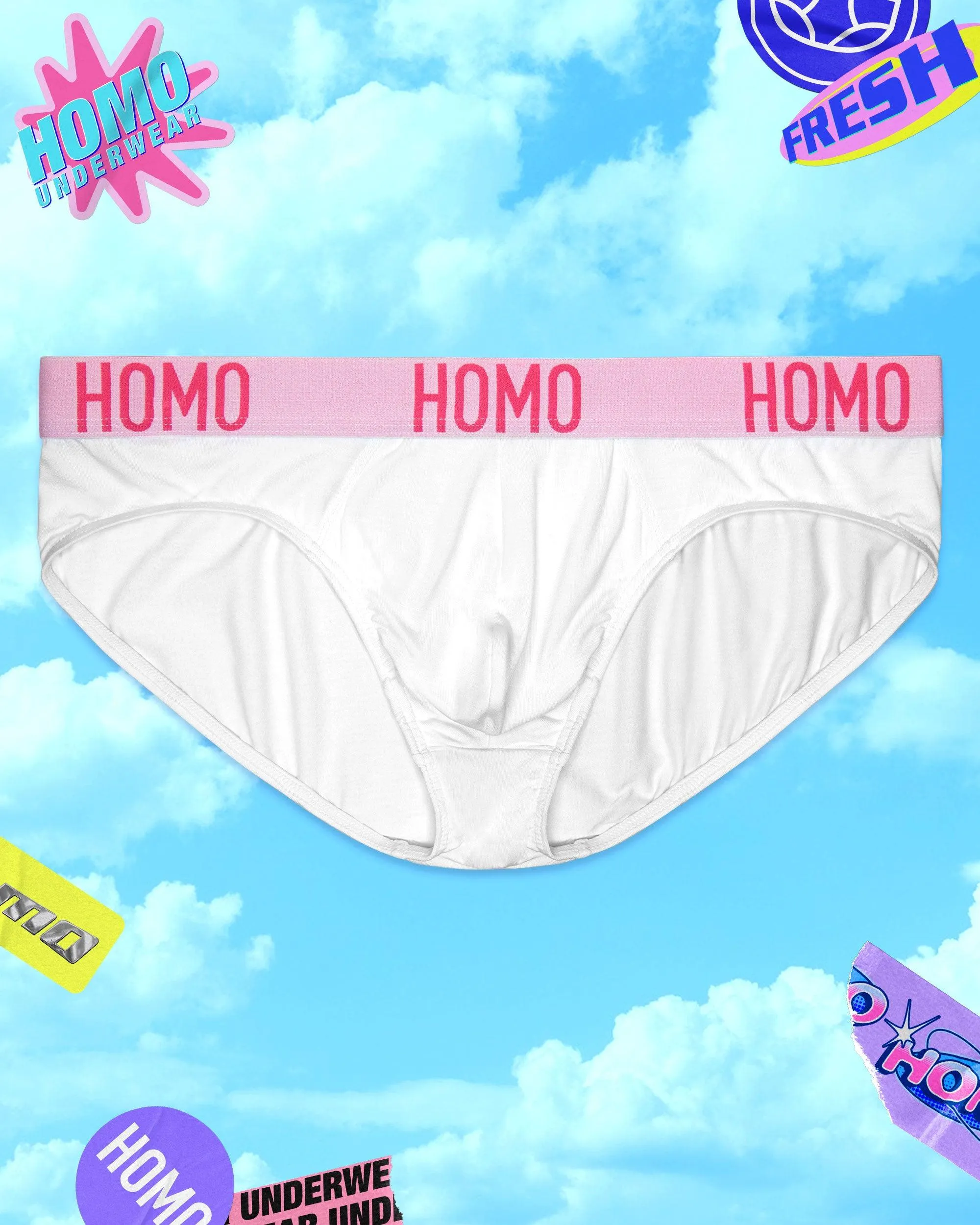 HOMO classic brief - white.