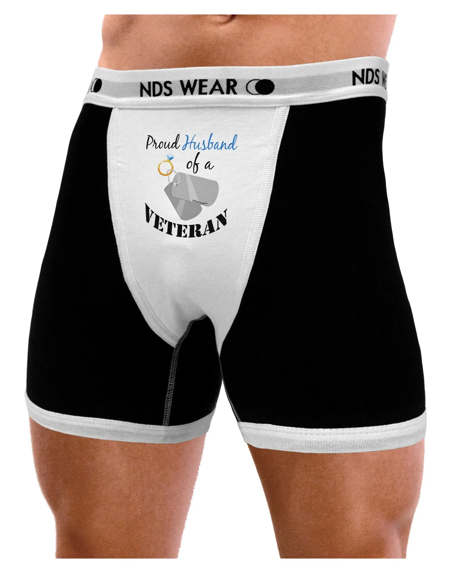 Husband of Veteran Mens Boxer Brief Underwear