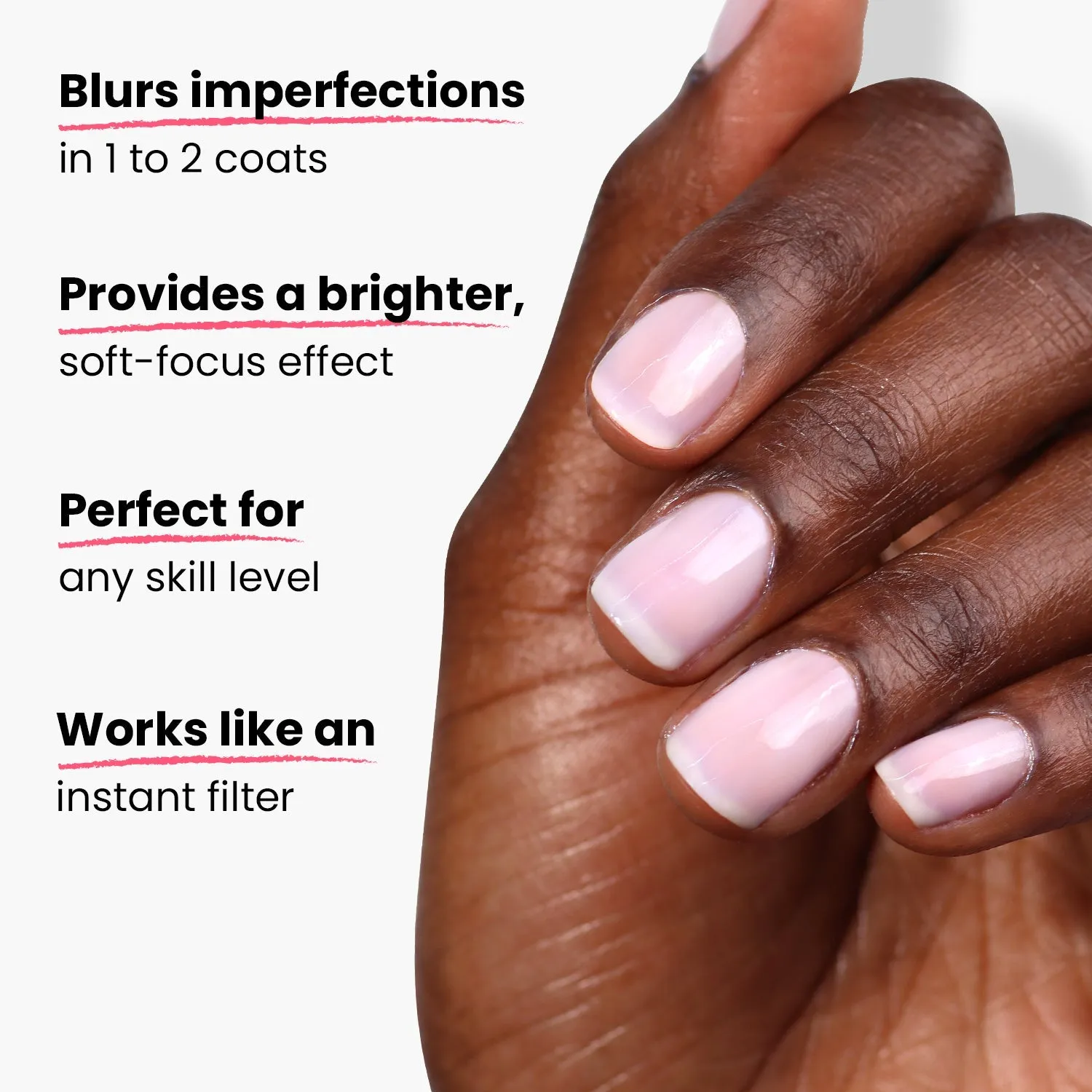 Illuminating Nail Concealer - Pink | Nail Polish - Clean Beauty