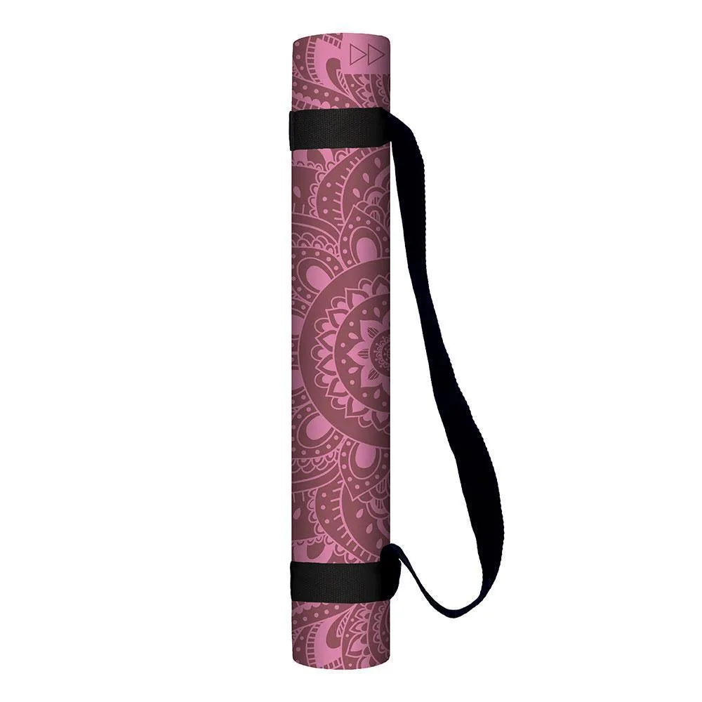 Infinity Yoga Mat - 5mm - Mandala Rose - The Best Yoga Mat provides great support