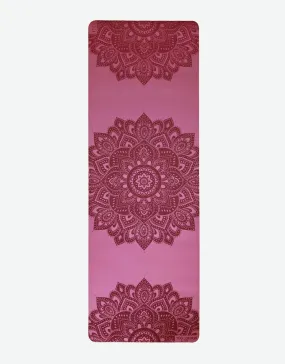 Infinity Yoga Mat - 5mm - Mandala Rose - The Best Yoga Mat provides great support