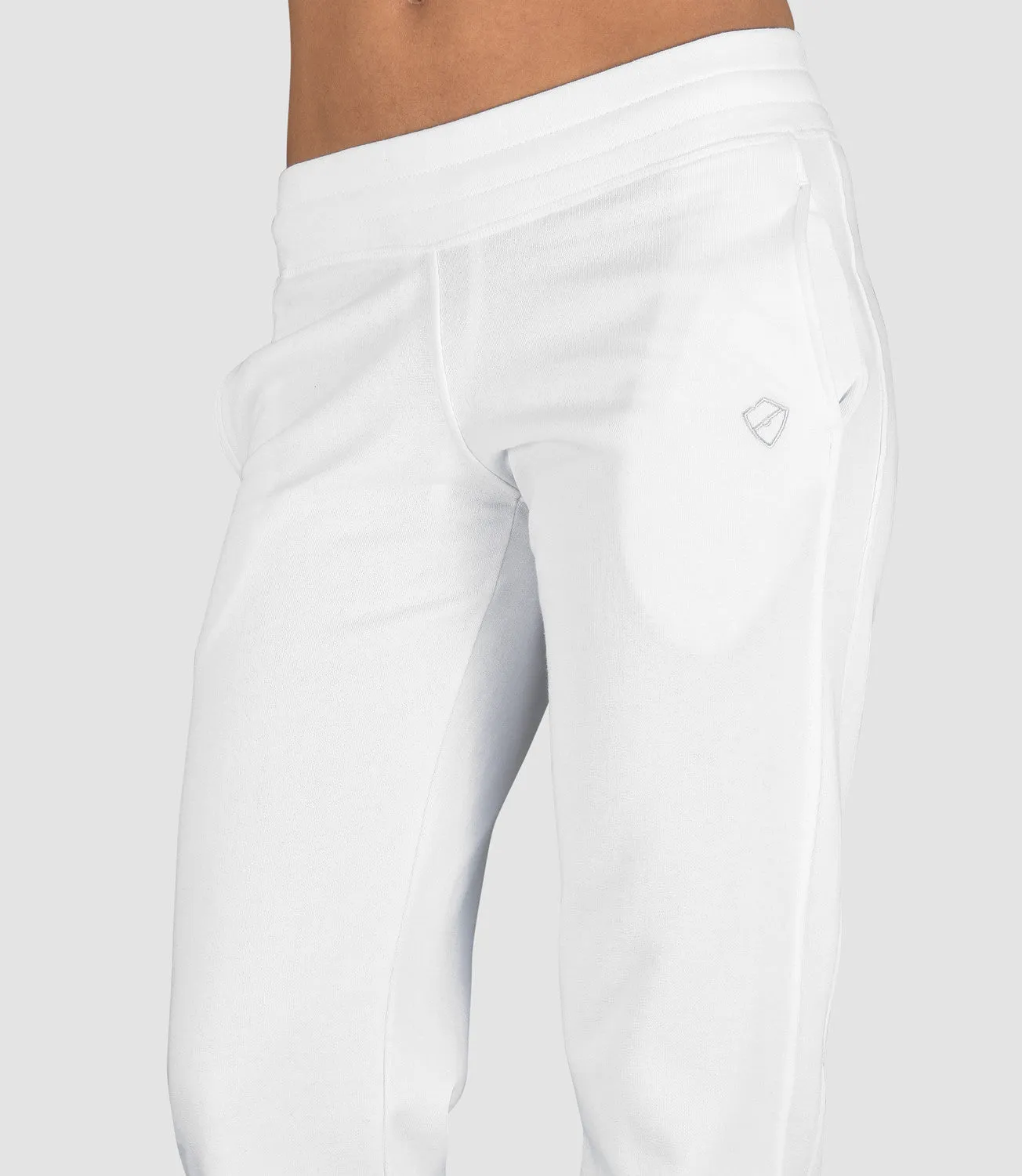 Jade Cotton Track Pant - White