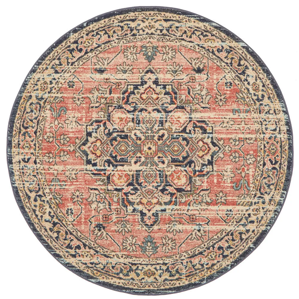 Legacy 851 Brick Round Rug