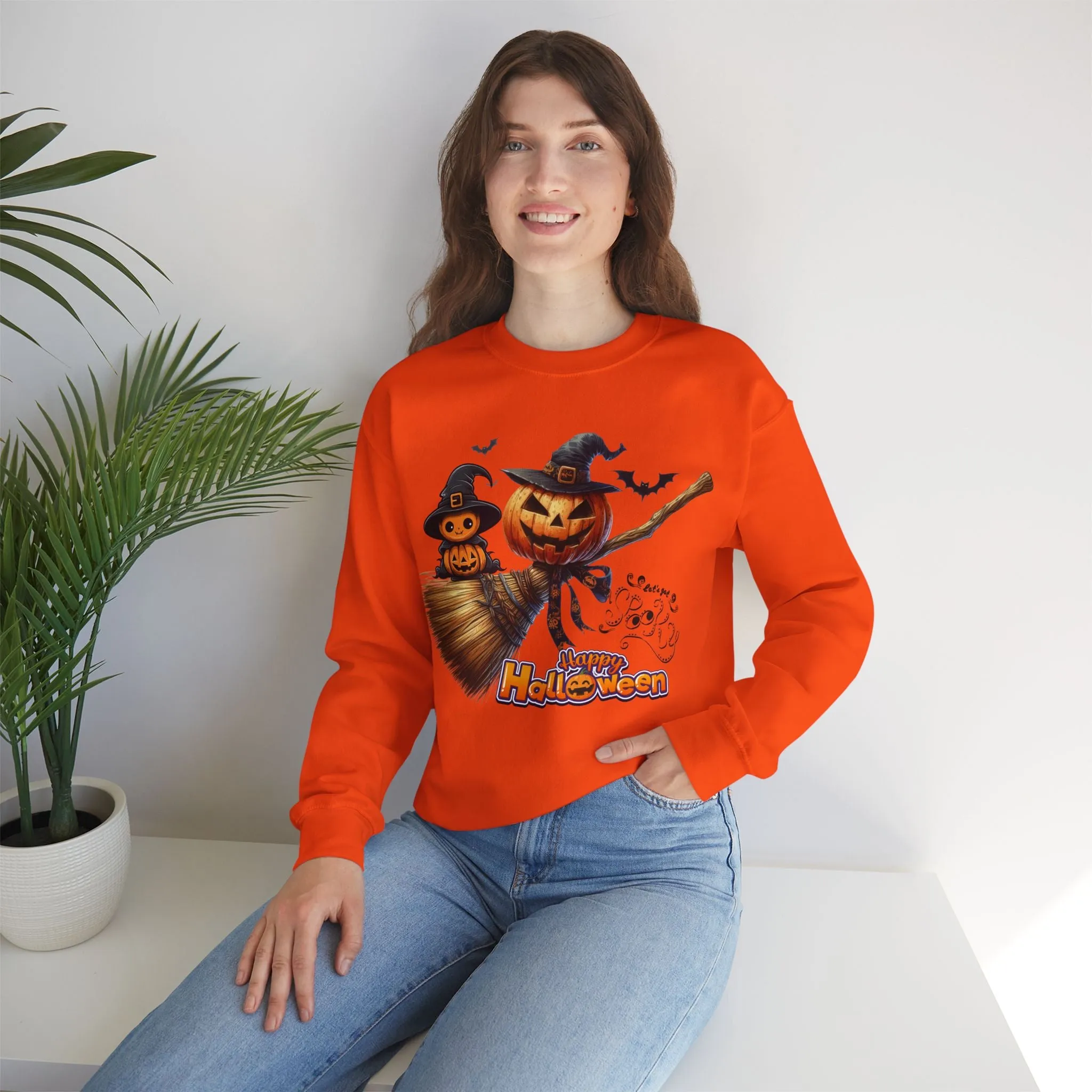 Let's Get Spook Halloween Sweatshirt, Happy Halloween Sweatshirt - Unisex Heavy Blend Crewneck, Halloween Sweatshirt, Cute Spooky Ghost sweatshirt.