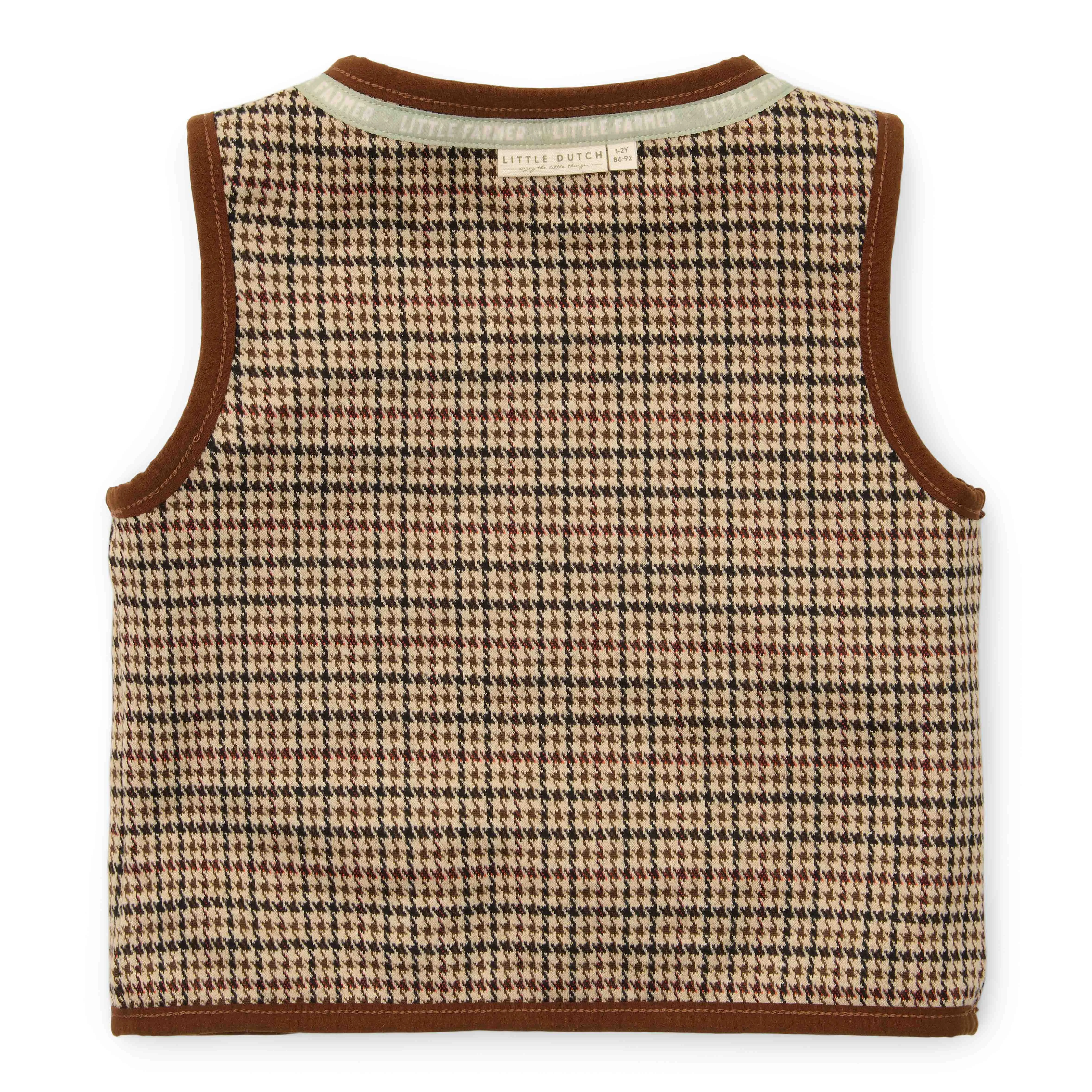 Little Dutch Kleuter Winter Omkeerbaar Gilet Sand | Zand