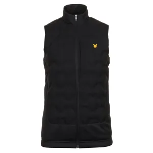 Lyle & Scott Golf Welded Check Fleece Gilet