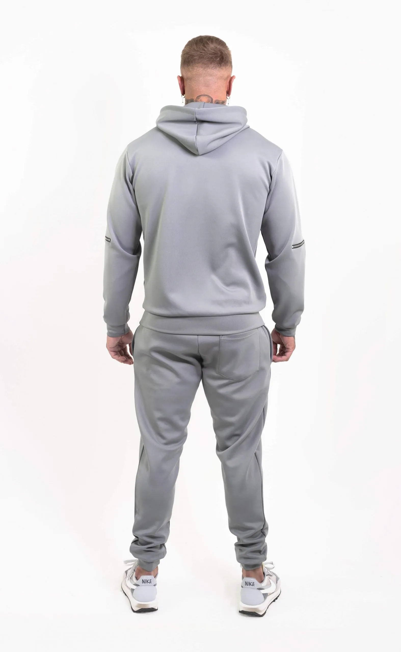 MDC Men's Slim Fit Light Grey Sports Joggers