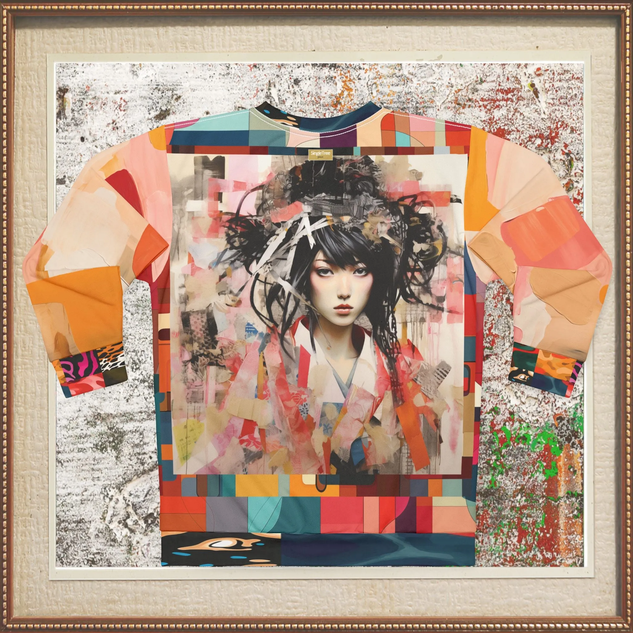 Meet Savannah Samoi - Siberian Girl Patchwork Unisex Sweatshirt (Gold Label)