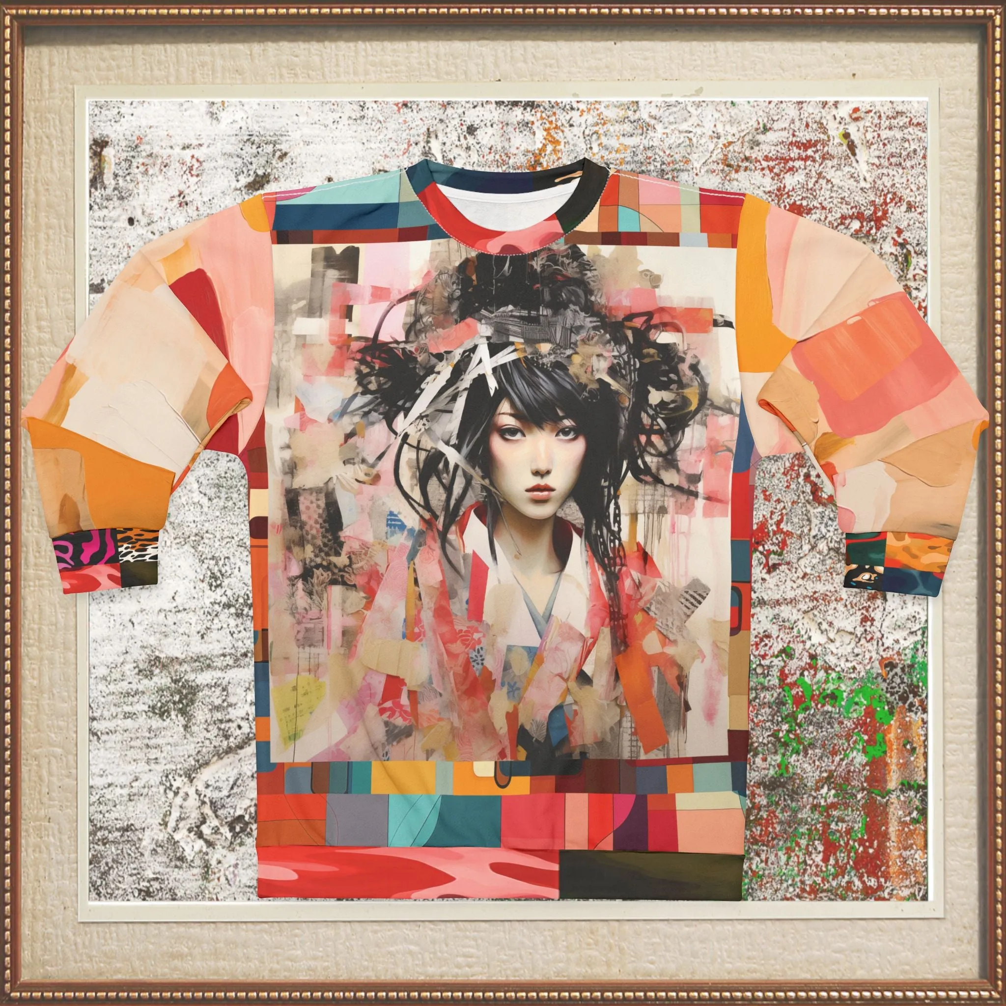 Meet Savannah Samoi - Siberian Girl Patchwork Unisex Sweatshirt (Gold Label)