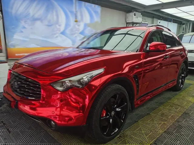 Mirror Chrome Red Vinyl Wrap