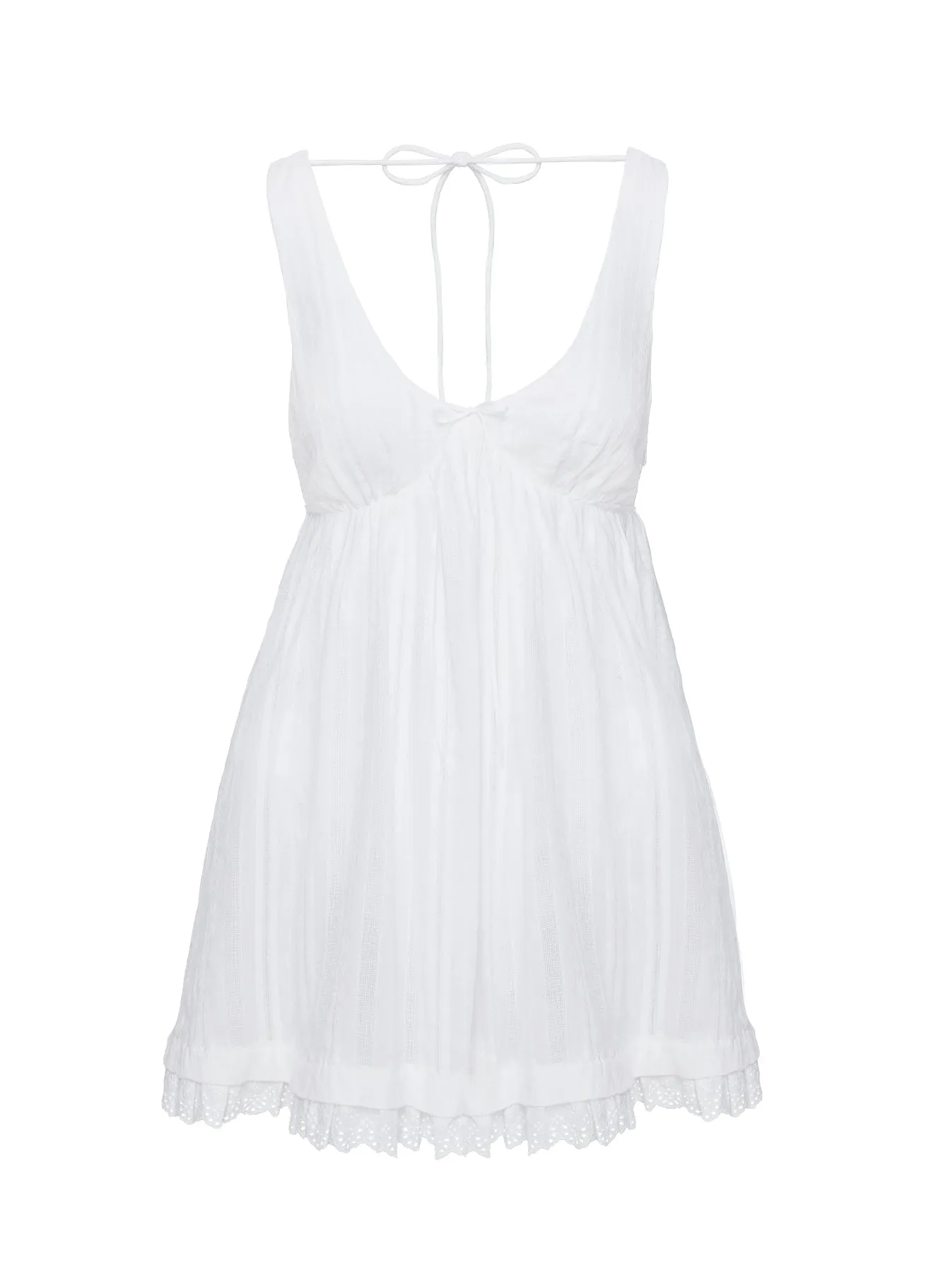 Nelty Mini Dress White