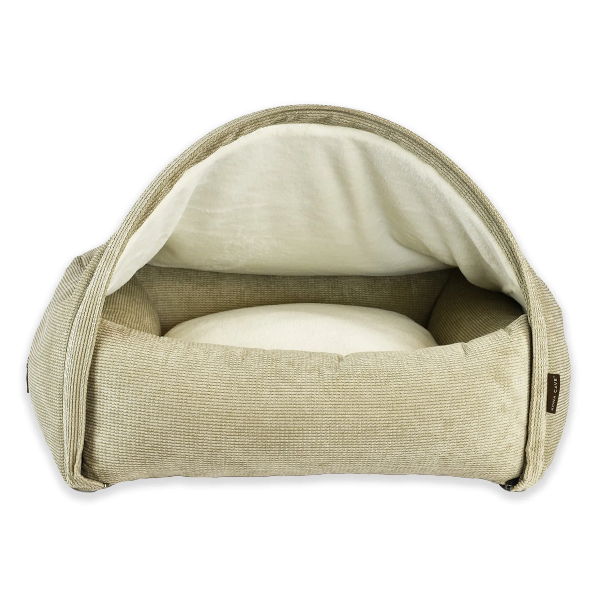 New! Snuggle Cave Bed - Modern Corduroy - Tan