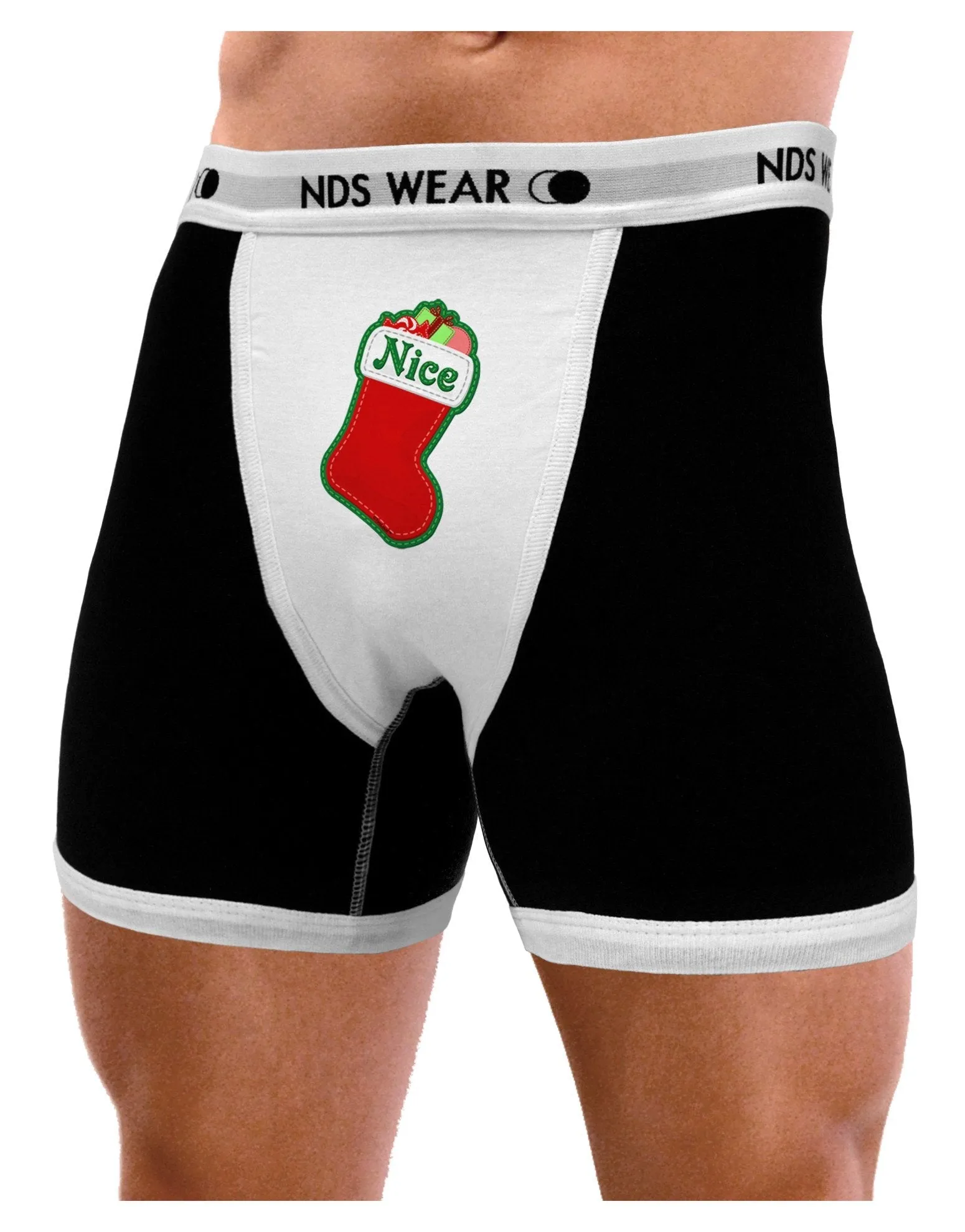 Nice Stocking Cute Christmas Mens Boxer Brief Underwear