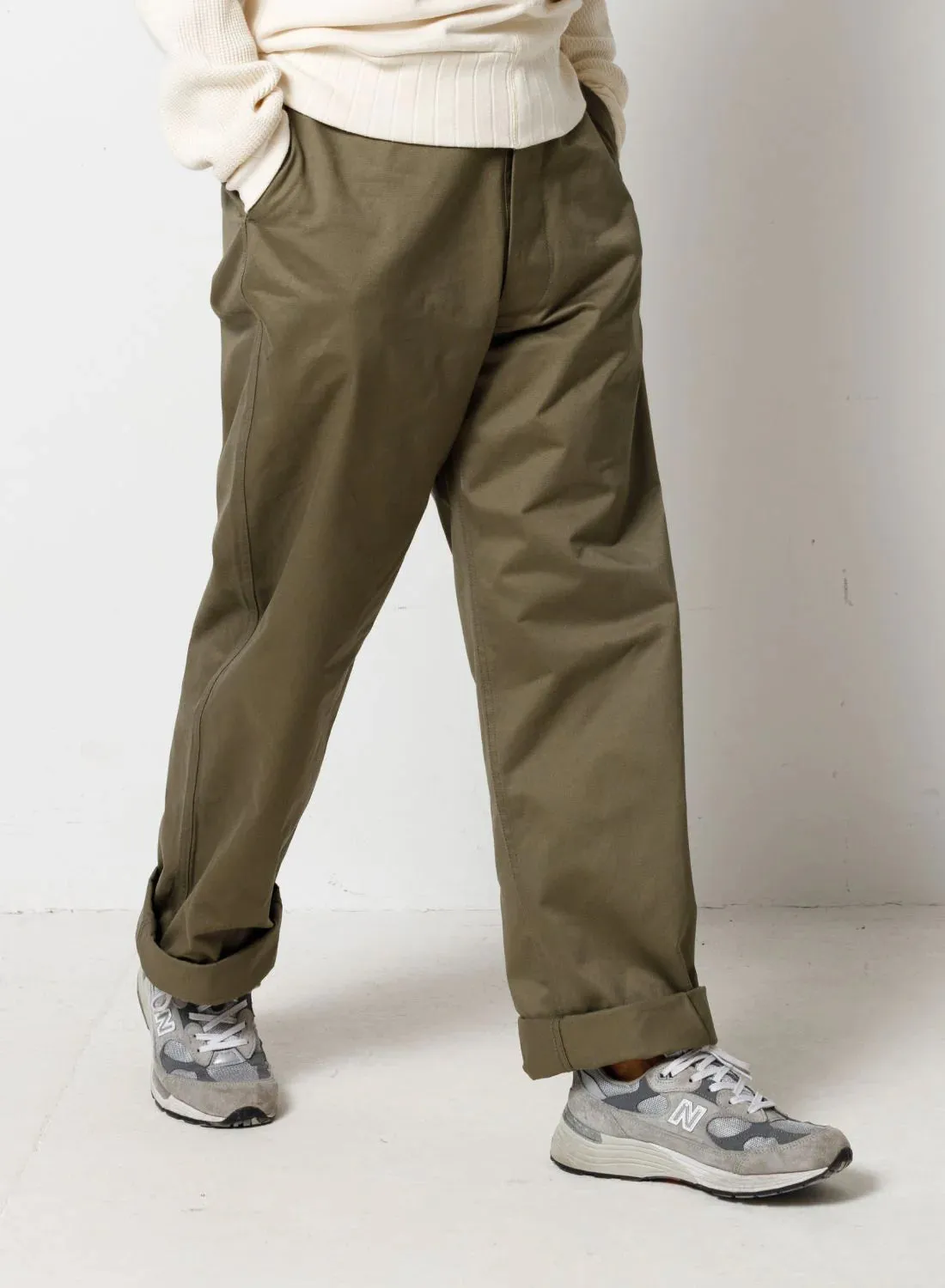 Nigel Cabourn Green Chino Pants