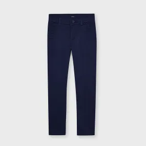 Nukutavake Chino Slim Fit Navy Cotton Pant 530-68