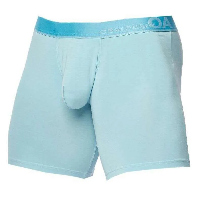 Obviously PrimeMan Boxer Brief 6inch Leg - Sky Blue