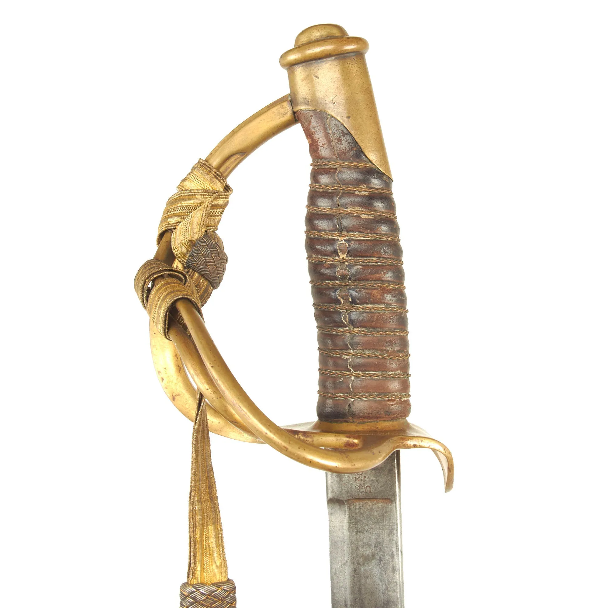 Original U.S. Civil War Era M1860 Light Cavalry Saber by Mansfield and Lamb with Scabbard - Dated 1864