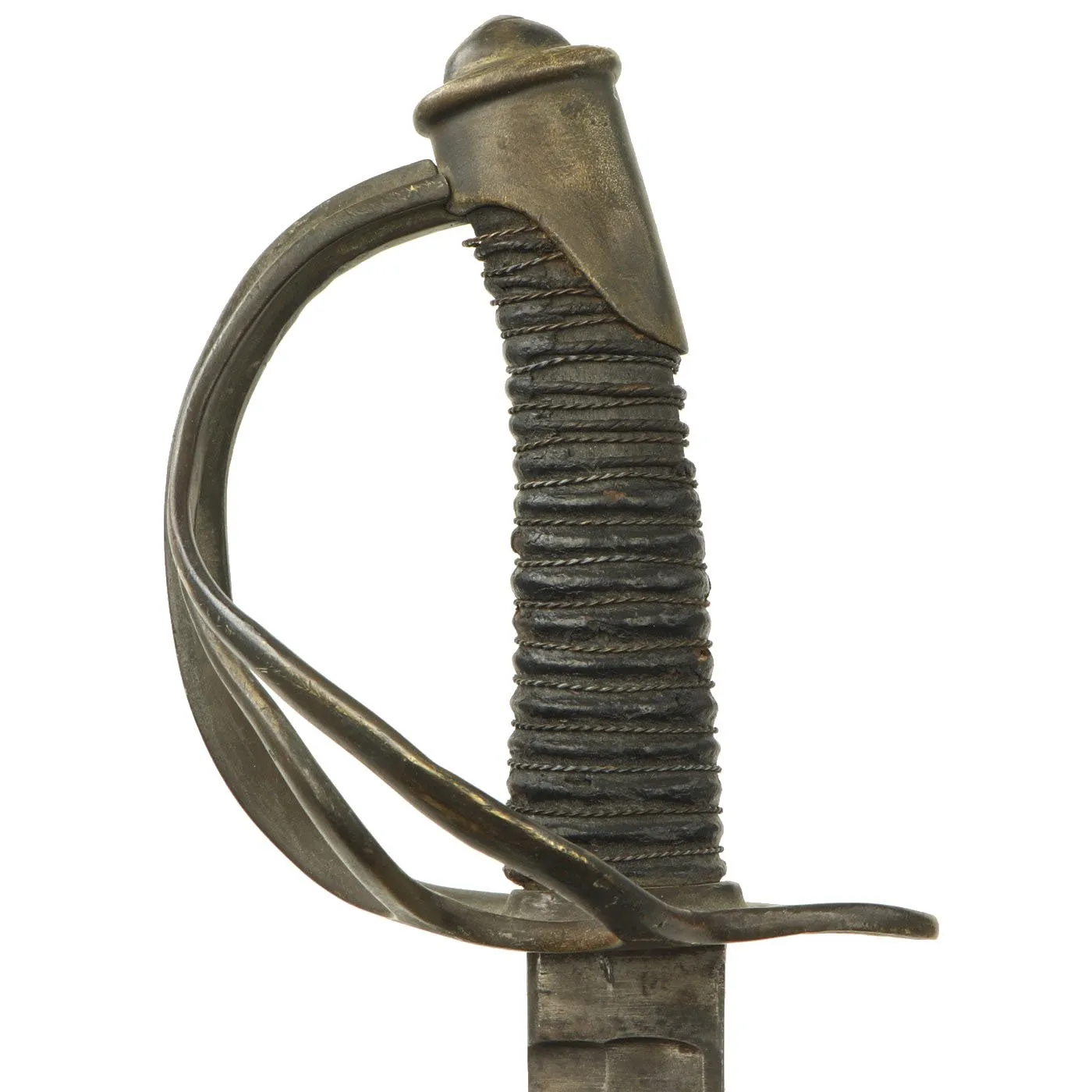 Original U.S Civil War German Made M-1840 "Wrist Breaker" Heavy Cavalry Saber by W. Clauberg Solingen