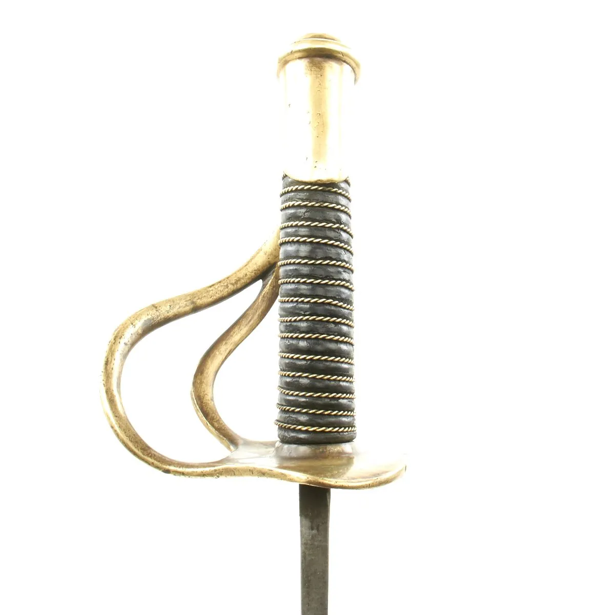 Original U.S Civil War German-Made Model 1840 "Wrist Breaker" Heavy Cavalry Saber with Scabbard