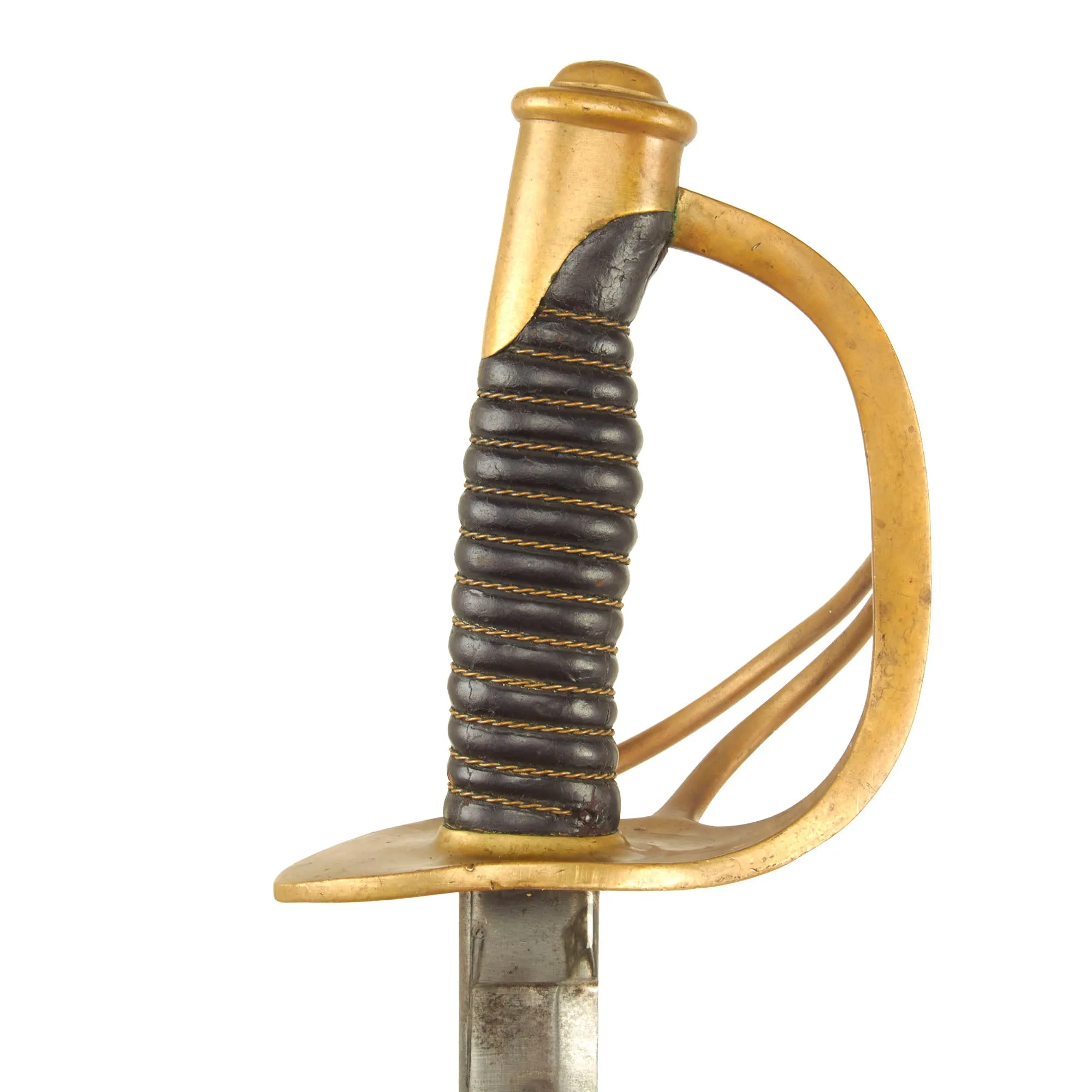 Original U.S. Civil War M1860 Light Cavalry Saber by Ames Mfg. Co. with Scabbard - dated 1864