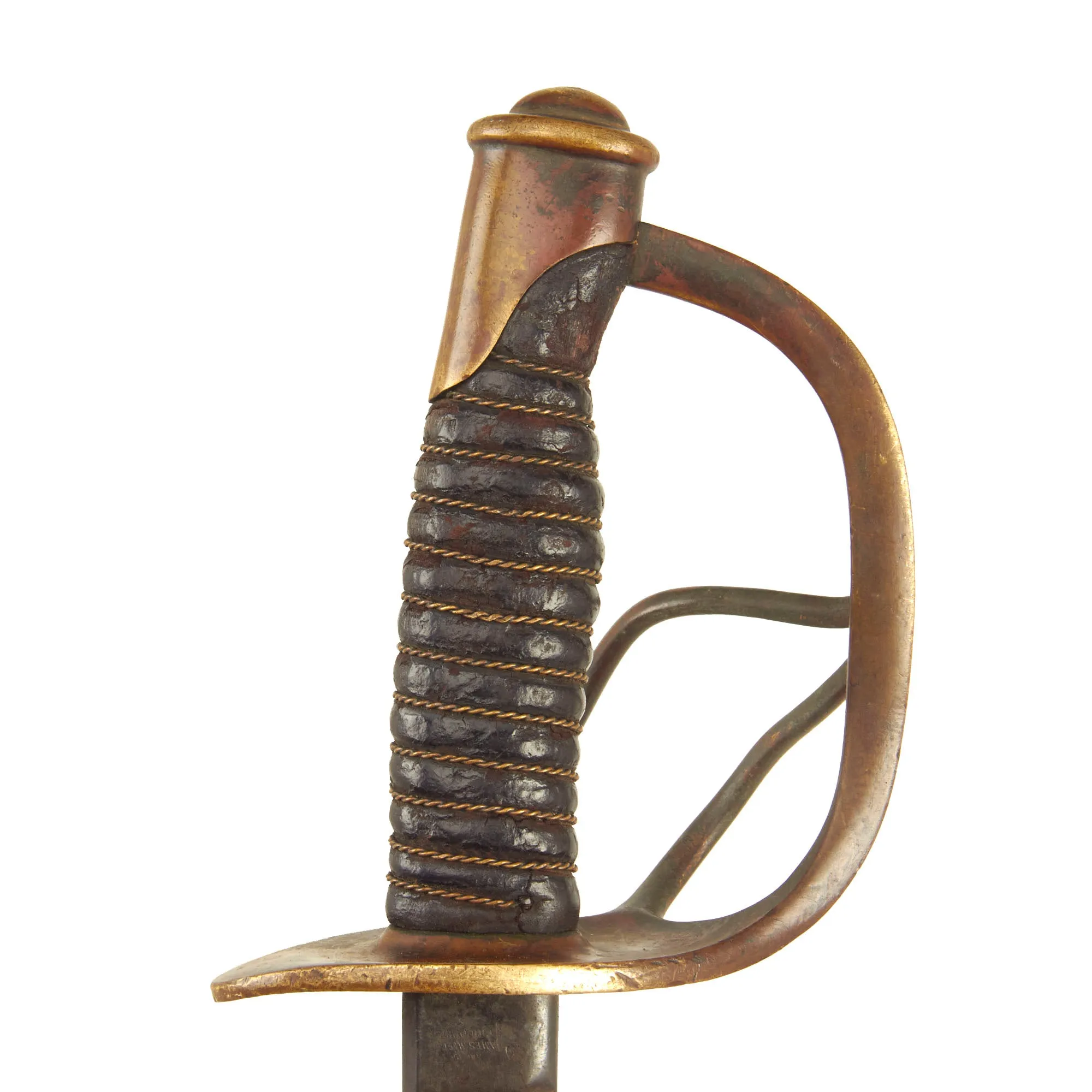 Original U.S. Civil War M1860 Light Cavalry Saber by Ames Mfg. Co. with Scabbard - dated 1865