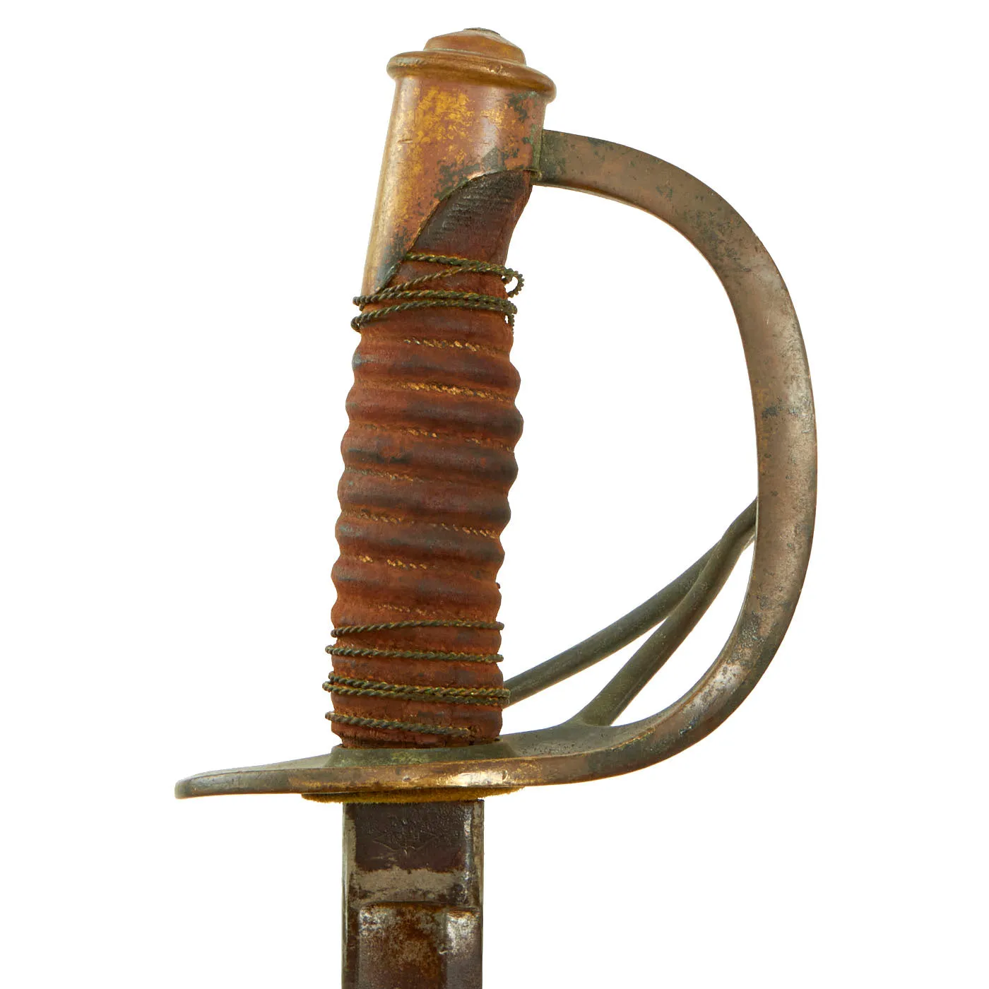 Original U.S. Civil War M1860 Light Cavalry Saber by J. E. Bleckmann - Solingen with Steel Scabbard