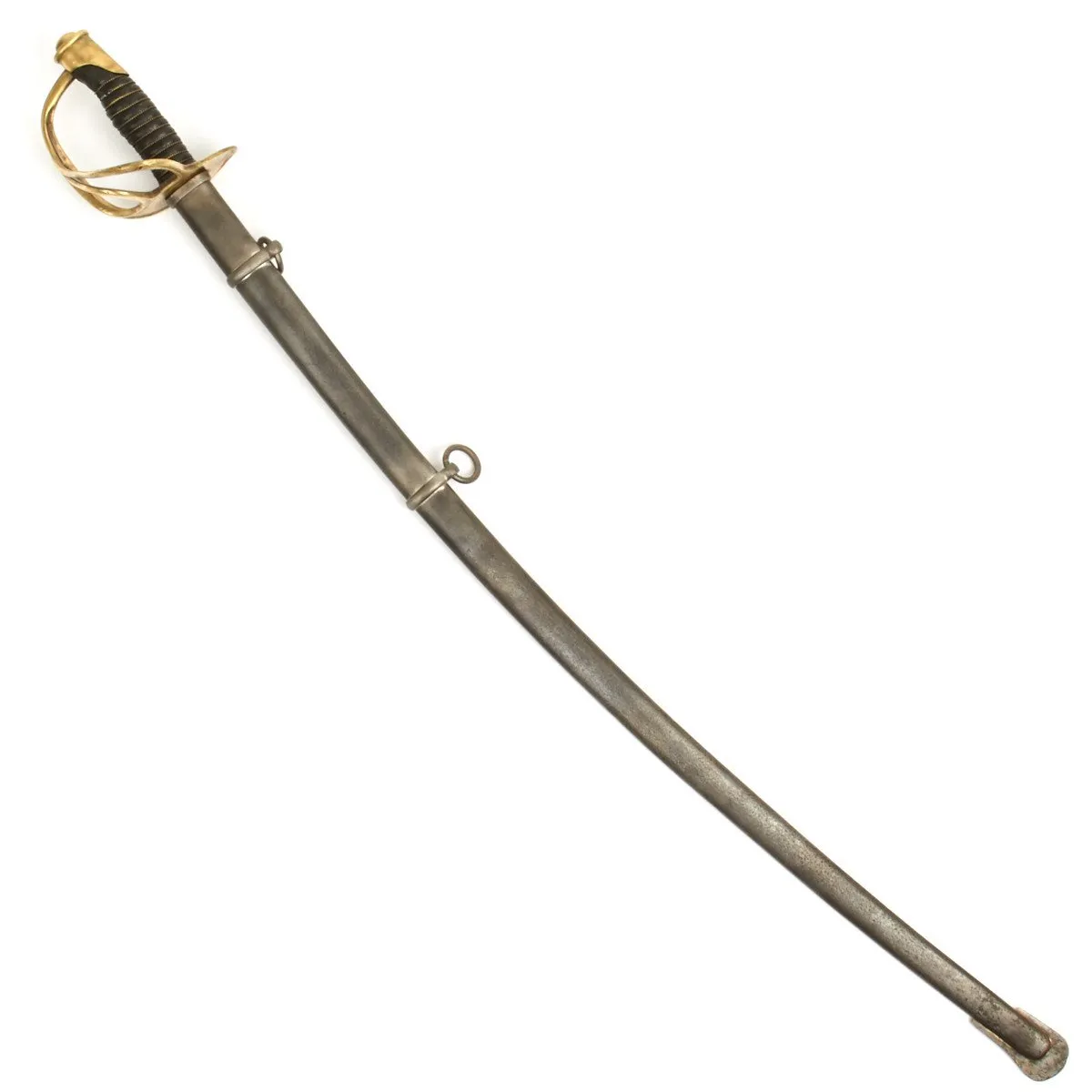 Original U.S. Civil War Model 1860 Light Cavalry Saber with Scabbard by Ames Dated 1864