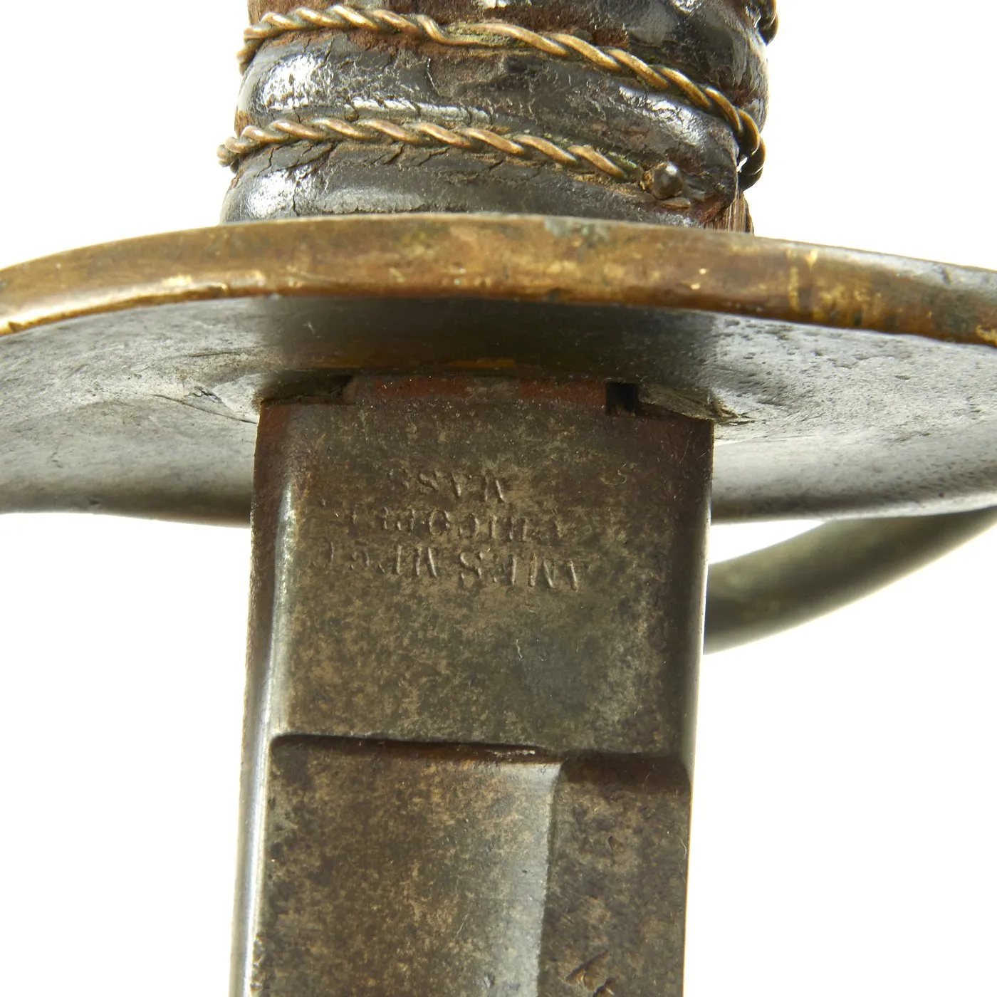 Original U.S. Civil War Model 1860 Light Cavalry Sword by Ames Mfg. Co. with Scabbard - Dated 1863