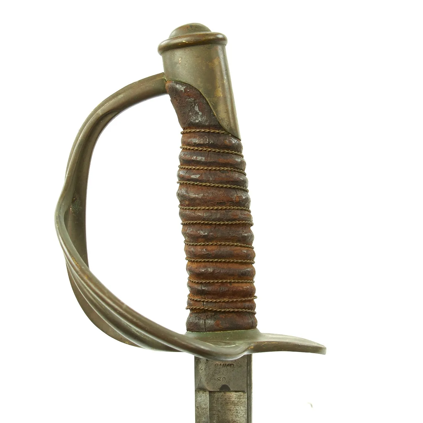 Original U.S. Civil War Model 1860 Light Cavalry Sword by Ames Mfg. Co. with Scabbard - Dated 1865