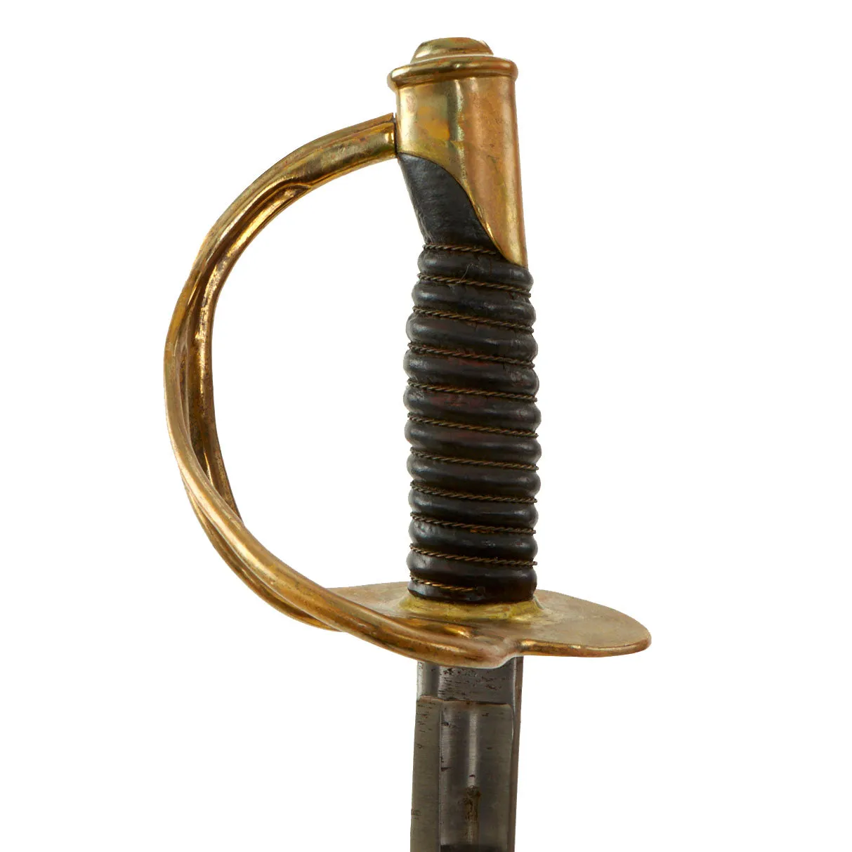 Original U.S. Model 1860 Light Cavalry Saber with Scabbard - Dated 1865 - Upgraded to M1906 Specs