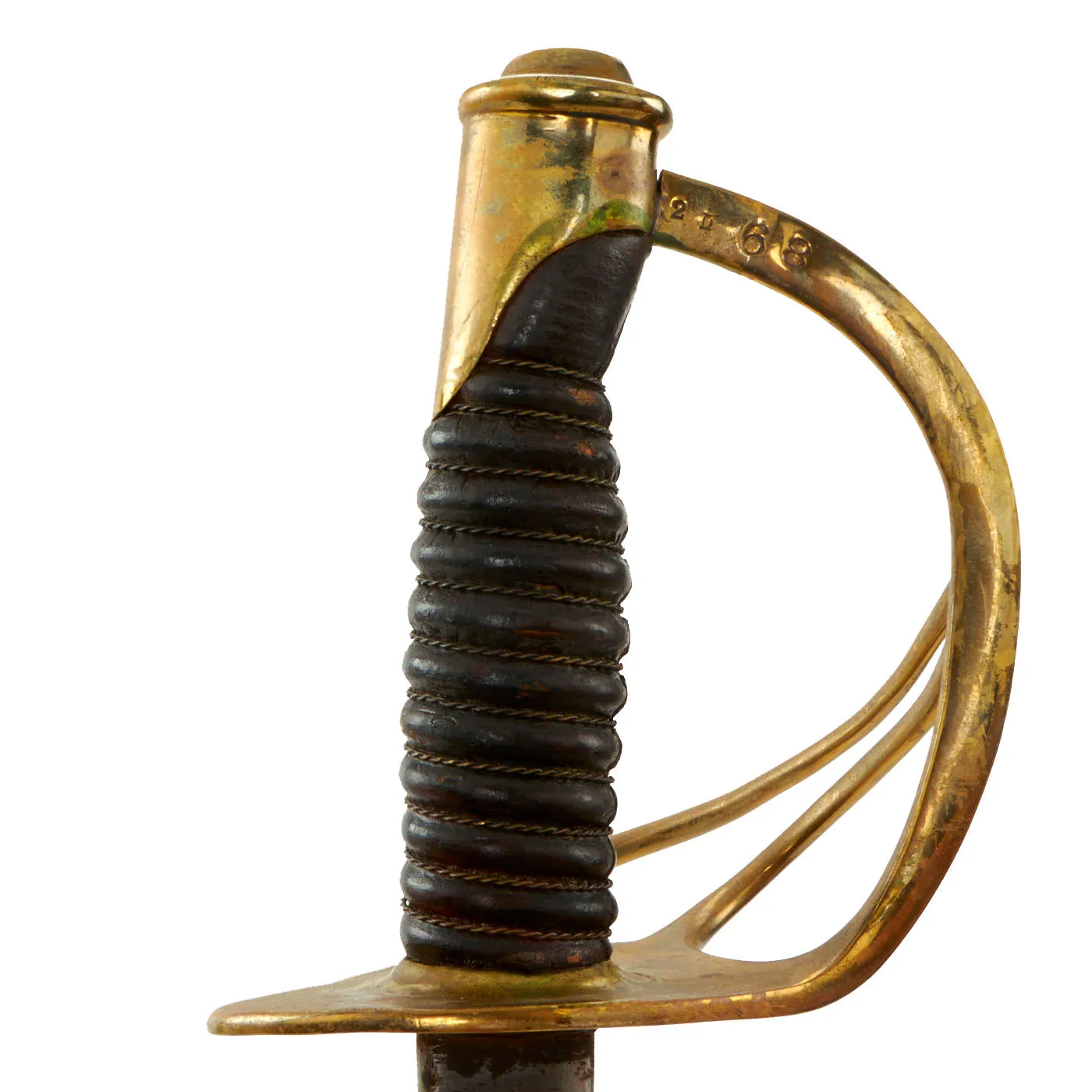 Original U.S. Model 1860 Light Cavalry Saber with Scabbard - Dated 1865 - Upgraded to M1906 Specs