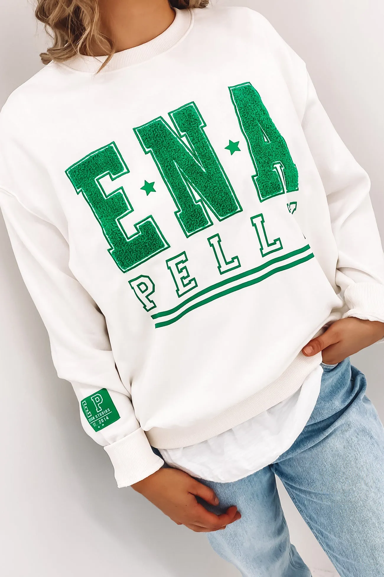 Pelly Gang Sweater Vintage White