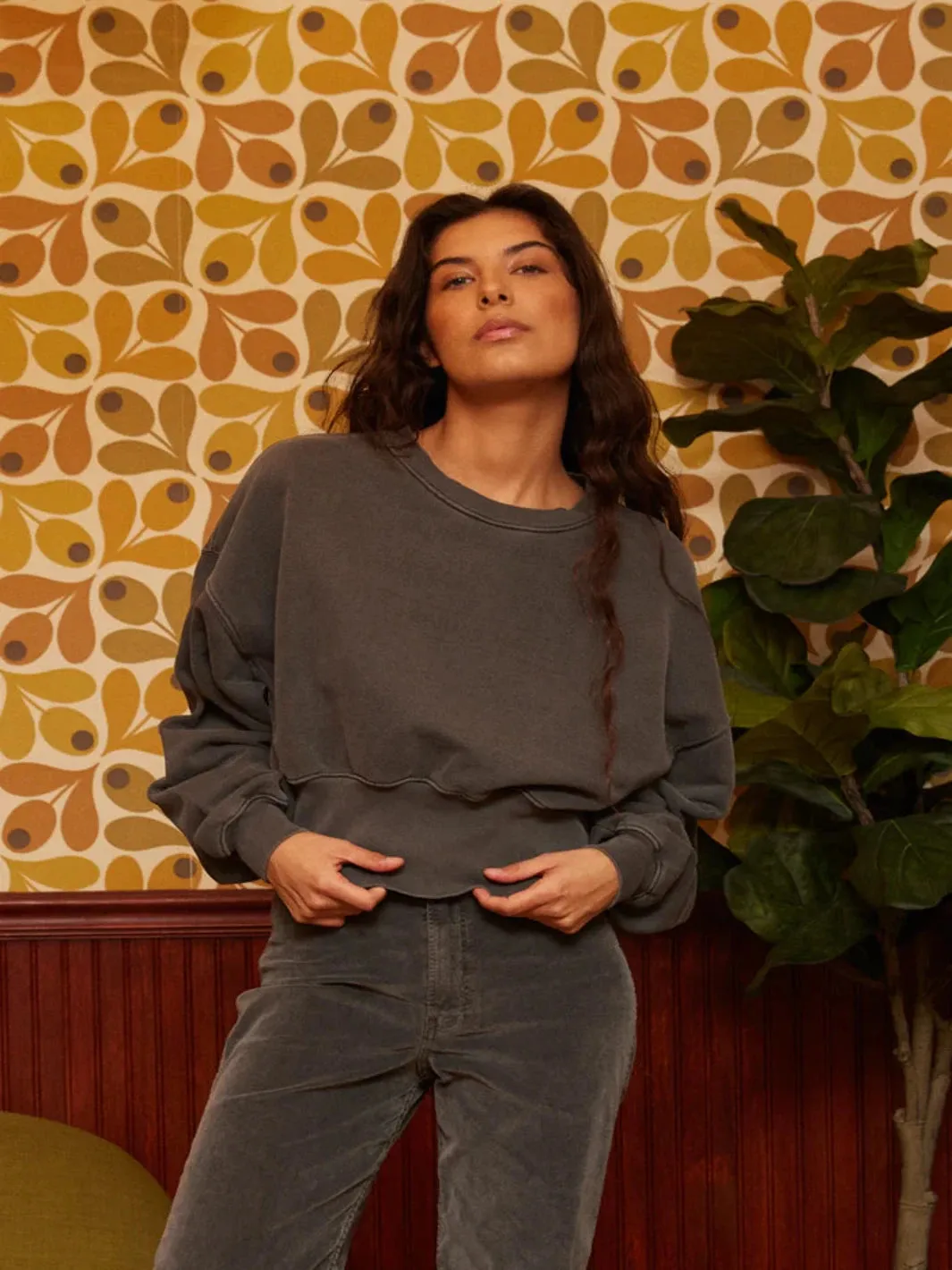 PEOPLE OF LEISURE - Sonoma Cropped Sweatshirt