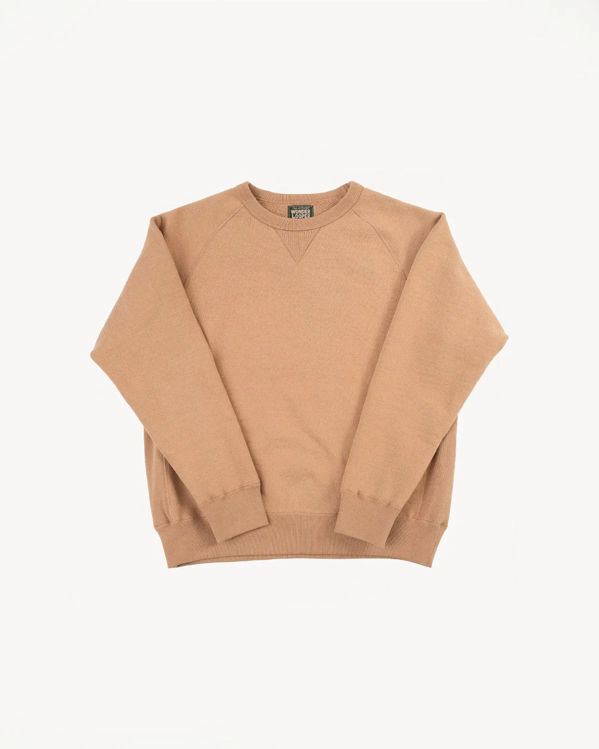 Pullover Crewneck 825gsm Double Heavyweight French Terry Foxfibre® - Coyote 80