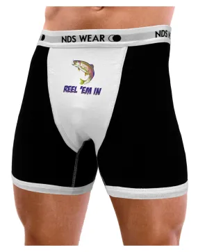 Rainbow Trout Reel Em In Mens Boxer Brief Underwear