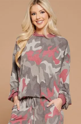 Red Camo Loungewear Set - #5483-5488