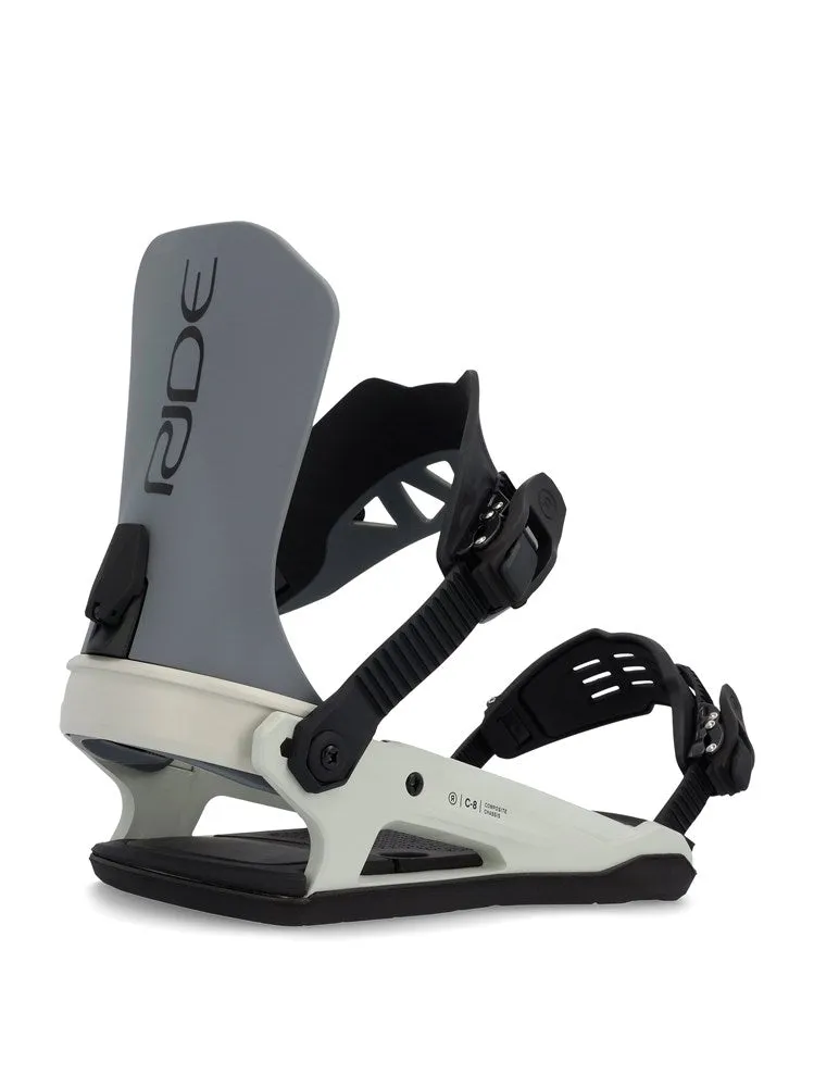 Ride 2023 C-8 Men's Snowboard Bindings Grey